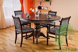 Photo tables and chairs for kitchen dining