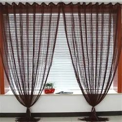 Mətbəx fotoşəkili üçün bir mesh kimi pərdə
