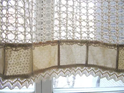 Curtain like a mesh for the kitchen photo