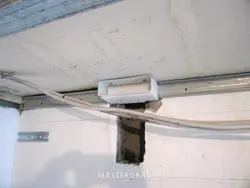 Ventilation in the kitchen under a suspended ceiling photo