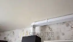 Вентыляцыя на кухні пад нацяжную столь фота