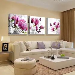 Modular Paintings For The Living Room Photos On The Wall Above The Sofa