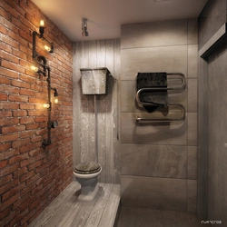 Pipes in the bathroom in the interior