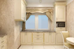 Какая кухня подходит к бежевым обоям фото