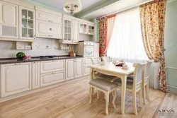 Wallpaper For The Kitchen In The Classic Interior