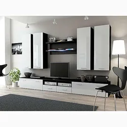 Salonda ağ parıldadıcı wenge interyerində