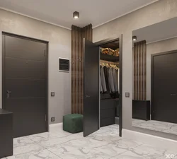 Hallway color graphite photo
