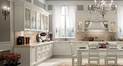 Люкс интерьер кухни