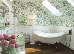 Custom bathtub in the interior