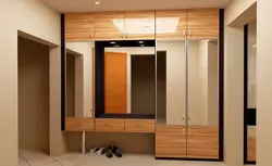Wardrobe With Open Hanger In The Hallway Photo