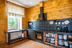 Фартук Для Кухни Для Деревянного Дома Фото