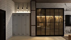 Wardrobe in the living room loft photo