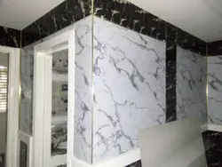 Vanna otağı fotoşəkili üçün pvc mərmər panelləri