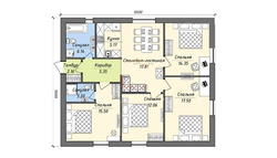One-Story House With 5 Bedrooms Photo