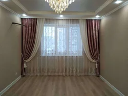 Шторы для гостиной фото низкий потолок