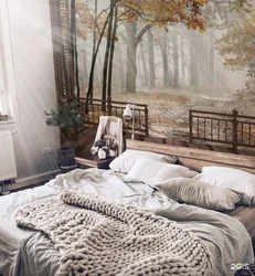 Bedroom Design Like In The Forest