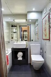 Bathroom renovation in studio photo