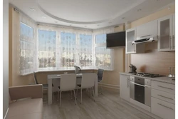 Kitchen p44t in two-room apartment design photo