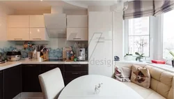 Mətbəx p44t iki otaqlı mənzil dizayn fotoşəkili
