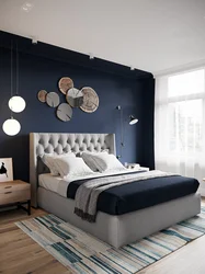 Modern bedroom decor photo