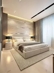 Modern bedroom decor photo