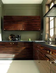 Kitchen color dark wood photo