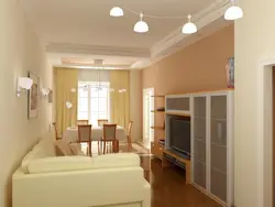 Interior in Brezhnevka in the living room photo