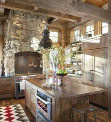 Rustic Style In The Kitchen Interior
