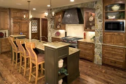 Rustic kitchen interior