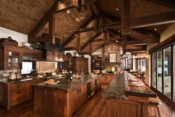 Rustic kitchen interior
