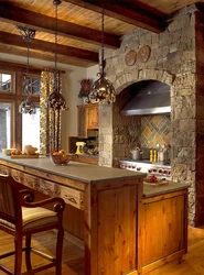 Rustic kitchen interior