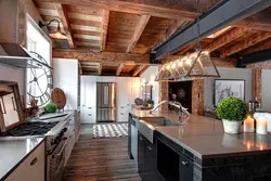 Rustic kitchen interior