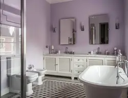 Lavender bathroom design