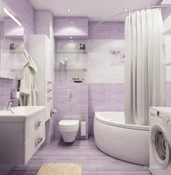 Lavender bathroom design