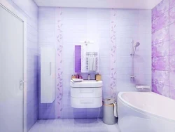 Lavender bathroom design