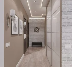 Interior Of A Rectangular Hallway In An Apartment