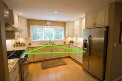 Kitchen with 5 corners design