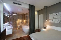 Studio bathroom interior