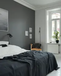 Graphite bedroom design