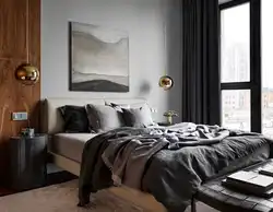 Graphite bedroom design