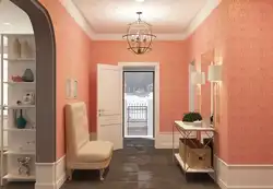 Terracotta hallway interior