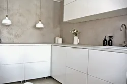 Kitchen Apron Made Of Plaster Photo