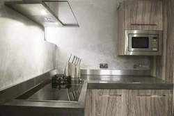 Фартук для кухни из штукатурки фото