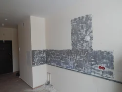 Kitchen apron made of plaster photo