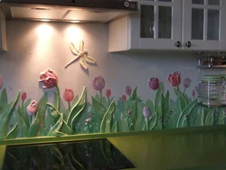 Gipsdən Hazırlanmış Mətbəx Önlüyü Fotoşəkili