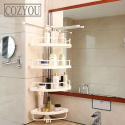 Shelves In The Bathroom For Shampoos In The Interior