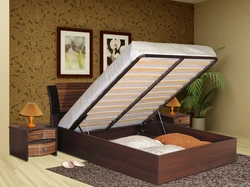 Double bed with lifting mechanism photo