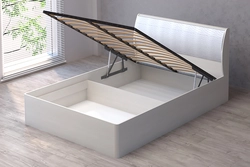 Double bed with lifting mechanism photo