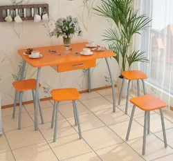 Chairs for a small kitchen photo