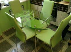 Chairs for a small kitchen photo